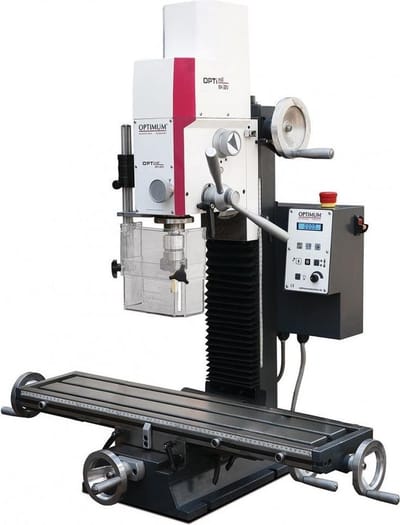 Boorfreesmachine X 480 mm Y 175 mm Z 370 mm BT20 0,95 kW 230V mechanische gereedschapswissel Optimill