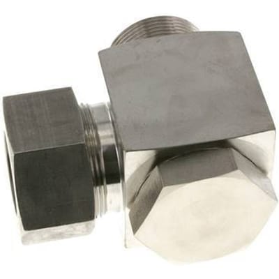 38S & G1-1/2'' RVS Swivel Joint Snijringkoppeling Buitendraad 250bar Draaibaar ISO 8434-1