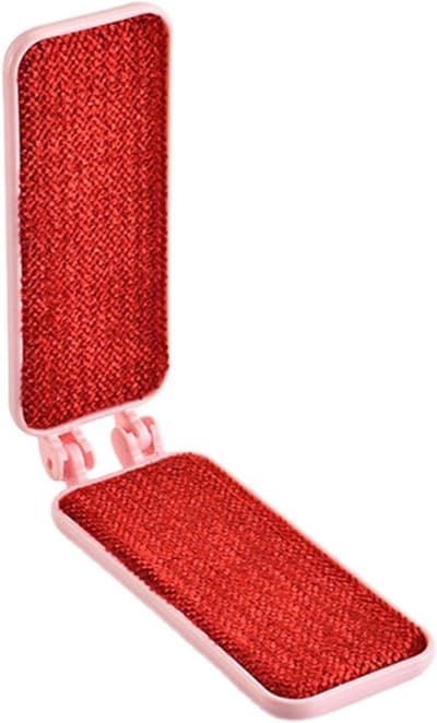 Opvouwbare pluisborstel - Kledingreiniger - Stoffen Reinigen - Water Rinse Renewal - 23 x 5 cm - Roze