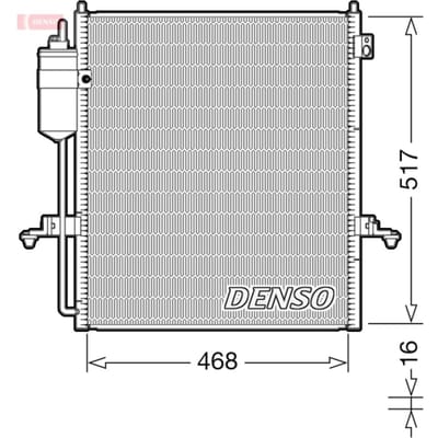 Condensator, airconditioning DENSO DCN45004