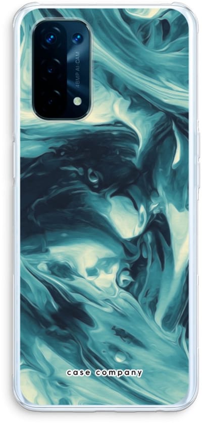 Case Company® - Hoesje geschikt voor Oppo A74 5G hoesje - Dreaming About Whales - Soft Cover Telefoonhoesje - Bescherming aan alle Kanten en Schermrand