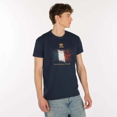 Errea Naz. Italia Volley Ita Er 06 Mc Ad T-Shirt - Sportswear - Volwassen