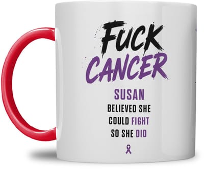 MOK | FUCK CANCER | PAARS BOOM DESIGN | GEPERSONALISEERD | ROOD