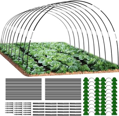 Solidchoice - Foil Tunnel Set met 30 Glasvezel Stangen voor Tuinbescherming