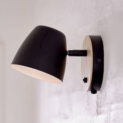 Nordlux Wandlamp Theo, van essenhout