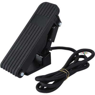 Voertuig Gaspedaal Snelheidsregelaar Rem Voetpedaal E-Bike Go Kart zwart