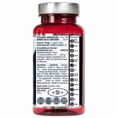 Lucovitaal Valeriaan 200 mg - 2 x 60 capsules - Voordeelverpakking