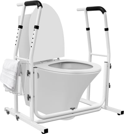 ACXIN Toiletbeugel Verstelbaar WC Frame Met Mand 200kg