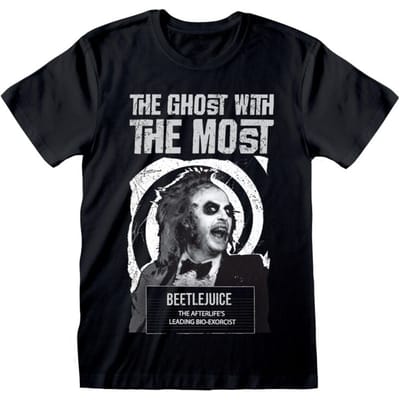 Beetlejuice T-shirt - Wanted - S tot XXL - voor Mannen - zwart