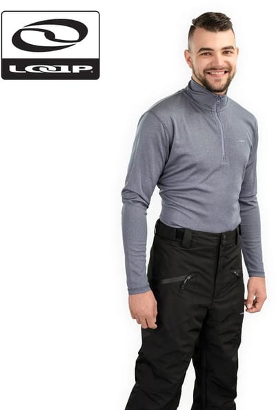 Heren Skibroek Loap Olio Zwart 2xl - L