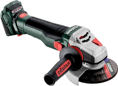 Accu haakse slijper - Draadloze slijptol - Metaal bewerken - Borstelloze motor - 125 mm - Groen