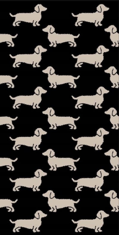 JOOP! Handdoke 'We Love Dogs' 80x150cm - Luxe Katoon