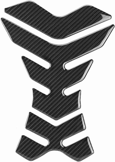 Universele Carbon Fiber Tank Beschermers voor Motoren - Bescherming voor Brandstoftank met Plakstickers