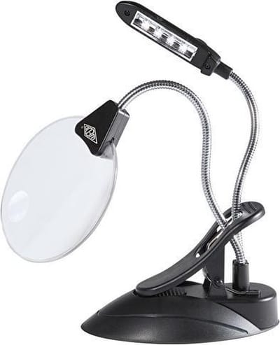 Wedo - Bureau loep met LED Lamp