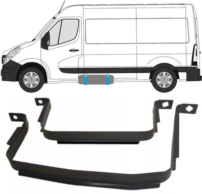 Brandstoftank klemmen voor Renault Master 2010-