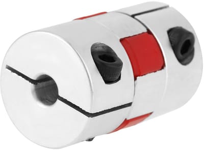 Allecto - Flexibele Koppeling - Spinas Koppeling - 5mm naar 8mm - Perfect voor 3D-Printers - Duurzaam en betrouwbaar - Geschikt voor Stappenmot...