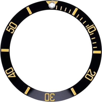 Nouvelles Pièces de Rechange pour Lunette de Montre-Bracelet en Céramique or
