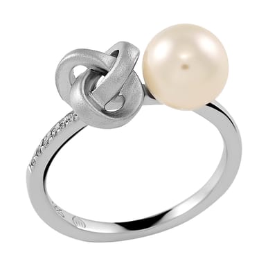 Orphelia 'Clara' Dames 925 Echt Zilveren Ring - Zilver ZR-7515