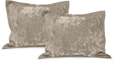 LINNICK Velvet Kussensloop - Bronze - Kussensloop 60x70cm - Kussenslopen Set van 2