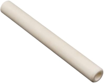 Keramische Buis - Porseleinen Kanaalbuis - Hoge Temperatuur Isolatie - Aluminiumoxide Keramiek - 100 mm Lengte - Wit