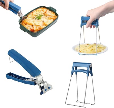 Antislip Komgripper en Tangen voor Hete Gerechten - Ideaal voor Ovens en Airfryers
