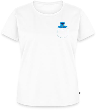 Sesamstraat Koekiemonster In Een Zak Premium T Shirt Dames