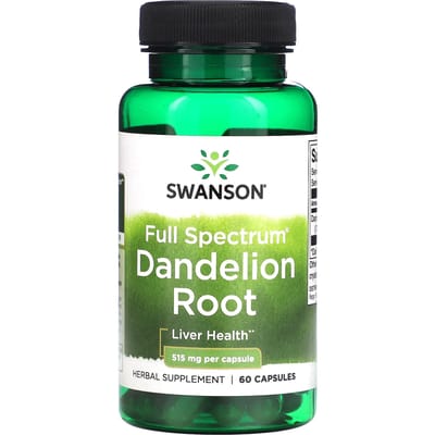 Volledig Spectrum Paardenbloemwortel, 515 mg, 60 capsules