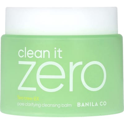 Banila Co, Clean It Zero, Pore Clarifying Cleansing Balm, Tea Tree-EX, 6.08 fl oz (180 ml) white