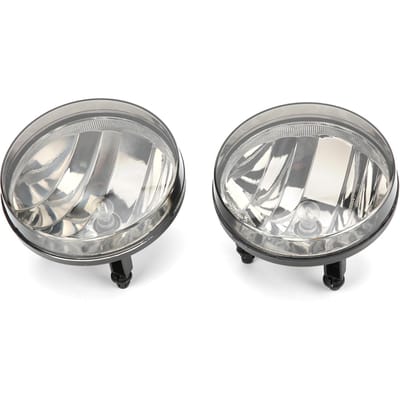 2 pièces Phares Antibrouillard Pare-chocs Voiture Lentilles Fumées GM2592161 Remplacement pour GMC Sierra 1500 2007‑2013 gray
