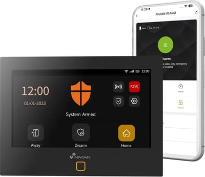 WiFi + GSM Alarmsysteem met App Bediening | Inclusief Sensors en Buitensirene