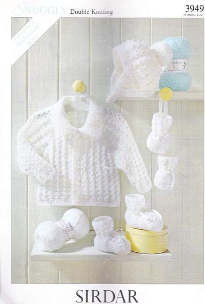 Breipatroon voor Babykleding Set: Jas, Muts, Laarsjes en Wantjes