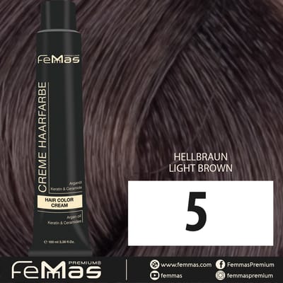 Femmas (5) - Haarverf - Lichtbruin 100ml