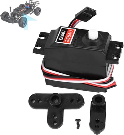 Krachtige 6kg Plastic Gear Analog Servo met Hoog Koppel en Lage Energieverbruik voor 1/10 RC Auto's en HSP Modellen
