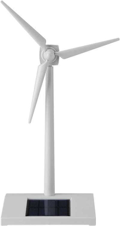 JGS Premium - Mini Zonne-energie Windmolen Model Educatief Speelgoed Wetenschap voor Tafel