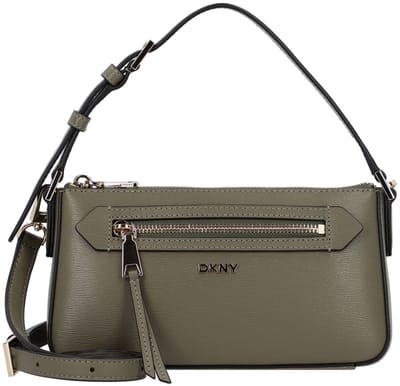 DKNY Bryant Ave Schoudertas Leder 23 cm - Dames - utility green