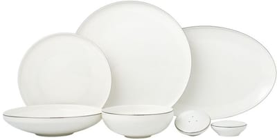 BRICARD CANET DINNER SET | WIT-ZILVER 27-DELIG