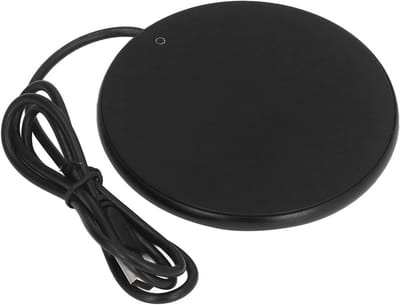 Intelligente USB Kopjeswarmers voor Kantoor en Thuis - Constant 55°C Temperatuur Coaster voor Warme Dranken, Diameter 10.5 cm