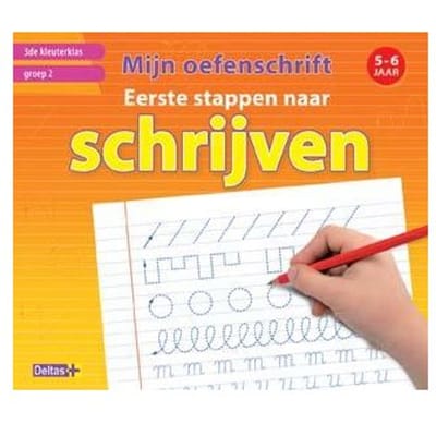 Mijn oefenschrift Eerste stappen naar schrijven (5-6j) Educatieve boeken (spelletjes en raadsels)