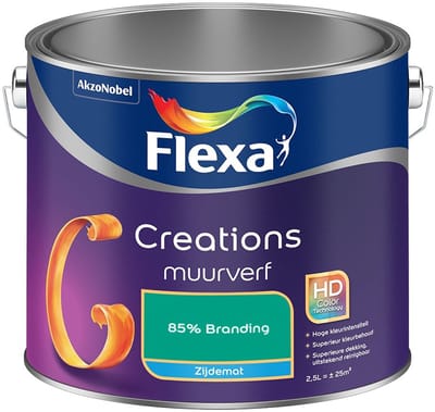 Flexa - Creations Muurverf Zijdemat - 85% Branding - Mengverf - 2,5 L