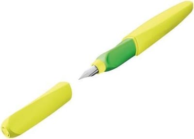 Pelikan vulpen Twist - Neon Geel - Incl. 2 extra patronen