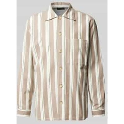Loose fit overshirt van een stabiele katoenmix