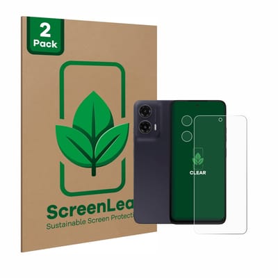 2 Stuks Screenprotector voor Motorola Moto G35 (Voor+Camera) - Hoogwaardige Beschermfolie transparant
