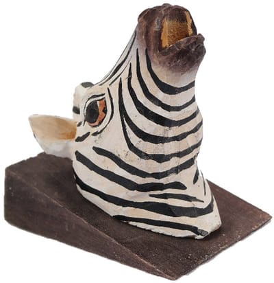 PIA Soft Toys - Zebra balpenstandaard - hout - 10 cm