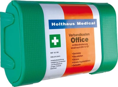 Verbandtrommel Office gevuld