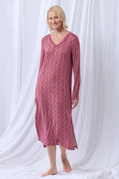 Lords & Lilies slaapkleed dames - roze - 252-50-XDE-Z/978 - maat M