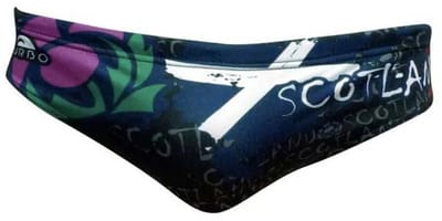 Turbo Scotland Zwemslip Zwart 3-4 Years Jongen
