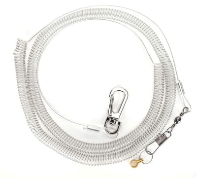 Dailygoods- Vogelharnas 6 Meter - Anti-bijt Riem - Training Touw - Lichtgewicht - Draagbaar - Verstelbare Voetringen - Vogelriem