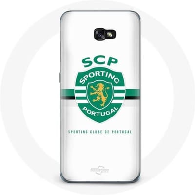 Coque maniacase pour Samsung Galaxy A3 2017 scp sporting portugal fond blanc noir