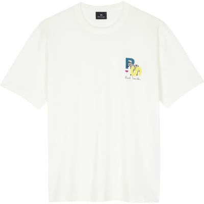 Paul Smith Mens Ss Tshirt Pszebra Black Größe: M | Bedruckte T-Shirts Outlet | Herren | Schwarz