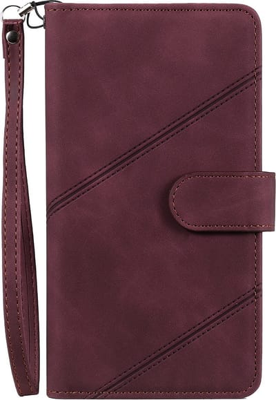Hoesje geschikt voor Samsung Galaxy A52S - Bookcase - Koord - Pasjeshouder - Portemonnee - Kunstleer - Bordeaux Rood